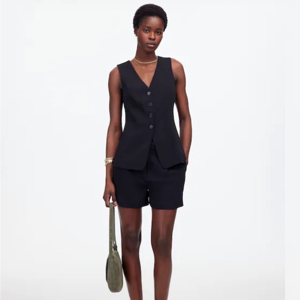 Madewell Cutaway Long Vest
